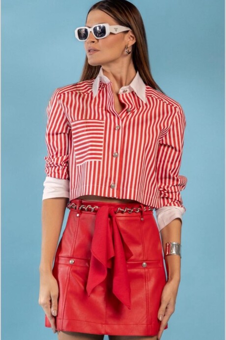 Mini Falda Sardenha Rojo