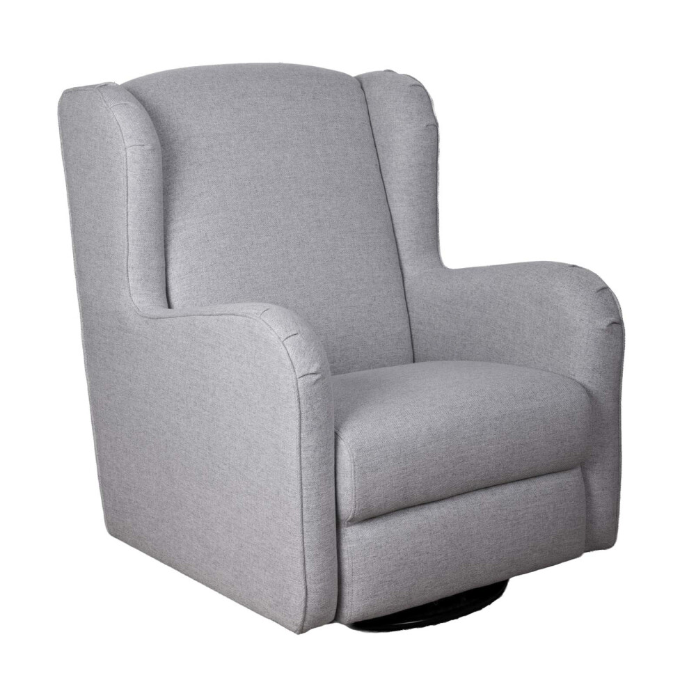 BUTACA MECEDORA 1 CUERPO TELA GRIS VERSALLES