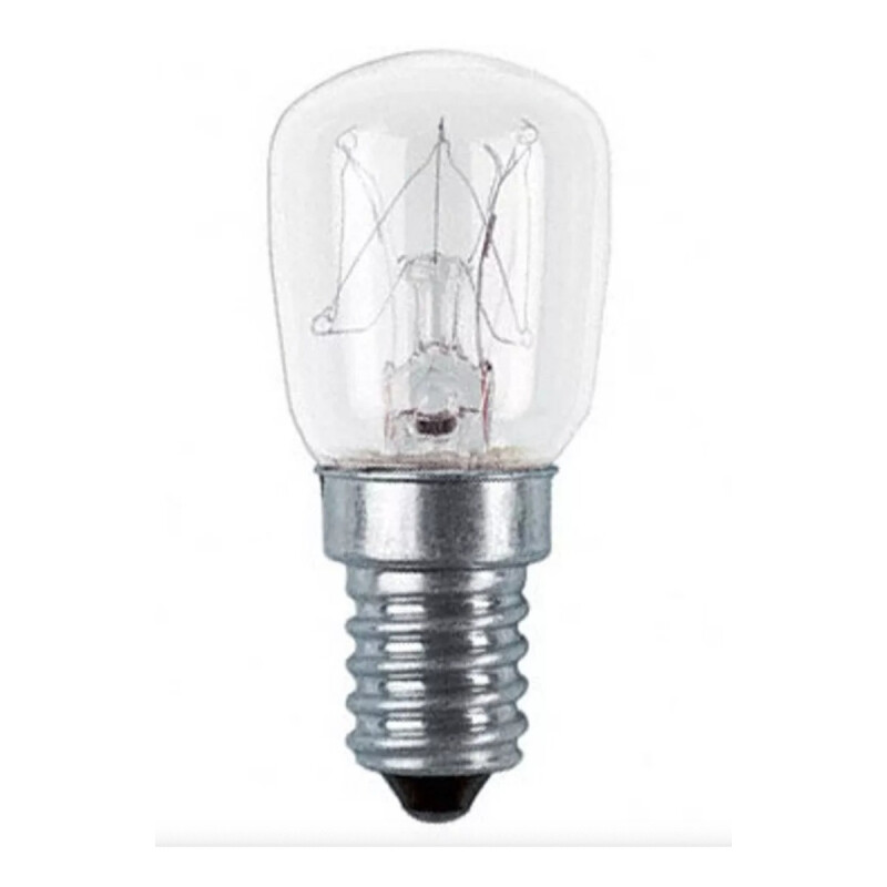 Lampara E14 Para Horno, Heladera, Lampara De Sal 15w Gris