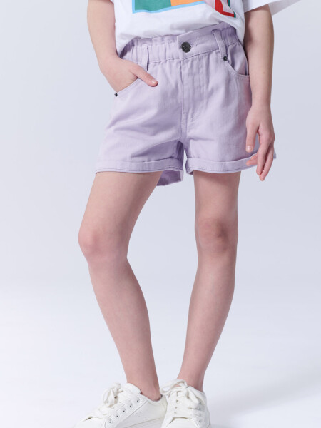 Short Paper Bag Jean Lila