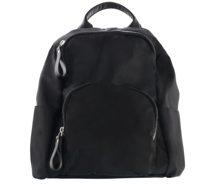 Mochila con tiras estampadas CRISTAL Black