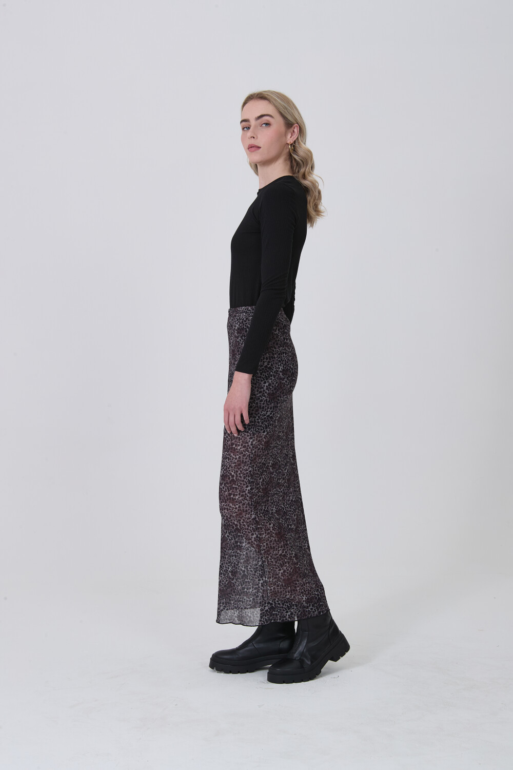 Falda Gazin Estampado 1