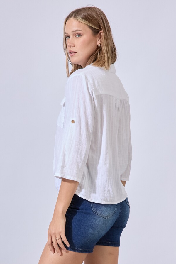 Blusa Algodon BLANCO