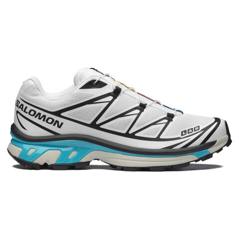 Zapatillas Salomon Xt-6 Unisex Black/White/Blue Curacao