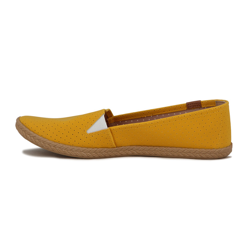 Moleca Zapatilla Casual Calada Amarillo