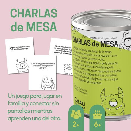 Charlas de mesa Sc