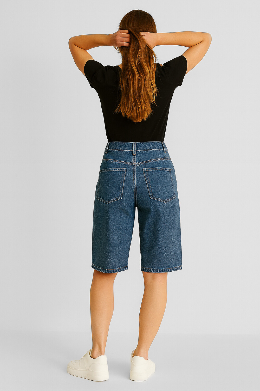 Bermuda Babilan Azul Grisaceo