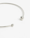 Collares Cortos Metal Collares Cortos, Metal Balls - Plateado Rodio