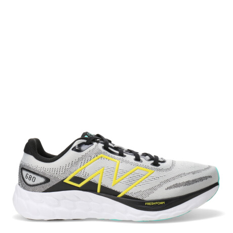 Championes de Hombre New Balance Fresh Foam 680 V8 Gris - Negro