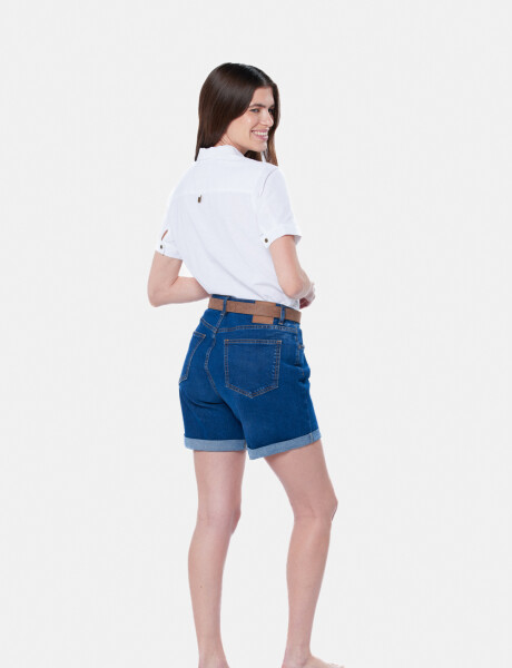 SHORT DE JEAN Azul