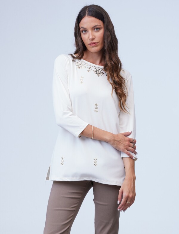 Blusa Tachas CRUDO