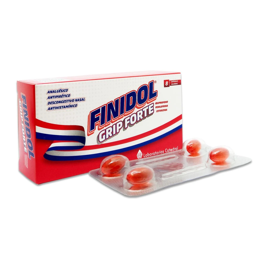 FINIDOL GRIP FORTE CJ X 8 CAPS. BLANDAS