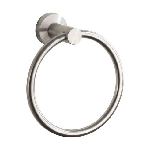 TOALLERO ARO METAL ROMA GRIS BRUSH NICKEL BRILLANTE GRIS-BRUSHED NICKEL