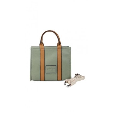 Cartera Marilyn Salvia Suela Y Crudo