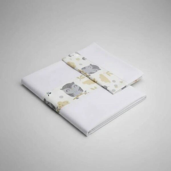 Sabanas minicuna colecho Little Ones buho beige