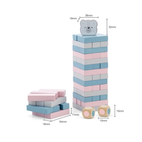 Polar B Torre de Bloques de Madera Jenga 44011 001
