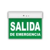 SEÑALETICA SALIDA DE EMERGENCIA FONDO VERDE 24X18.5CM SEÑALETICA SALIDA DE EMERGENCIA FONDO VERDE 24X18.5CM