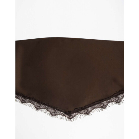 Vinchas Textiles Pañuelo Marron Chocolate
