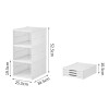 Zapatera plegable organizador de zapatos con tapas y puertas 3 niveles Zapatera plegable organizador de zapatos con tapas y puertas 3 niveles