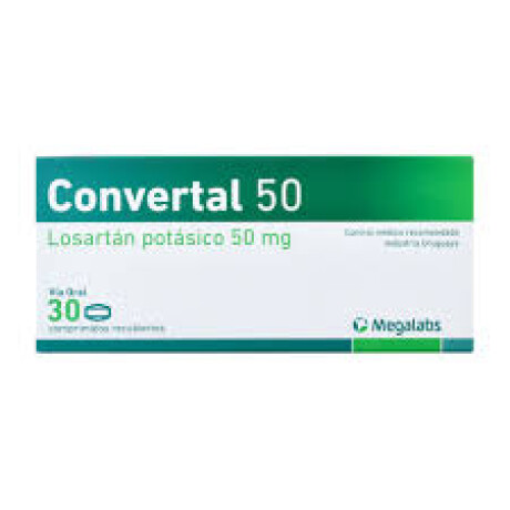Convertal 50 Mg 30 Comprimidos Convertal 50 Mg 30 Comprimidos