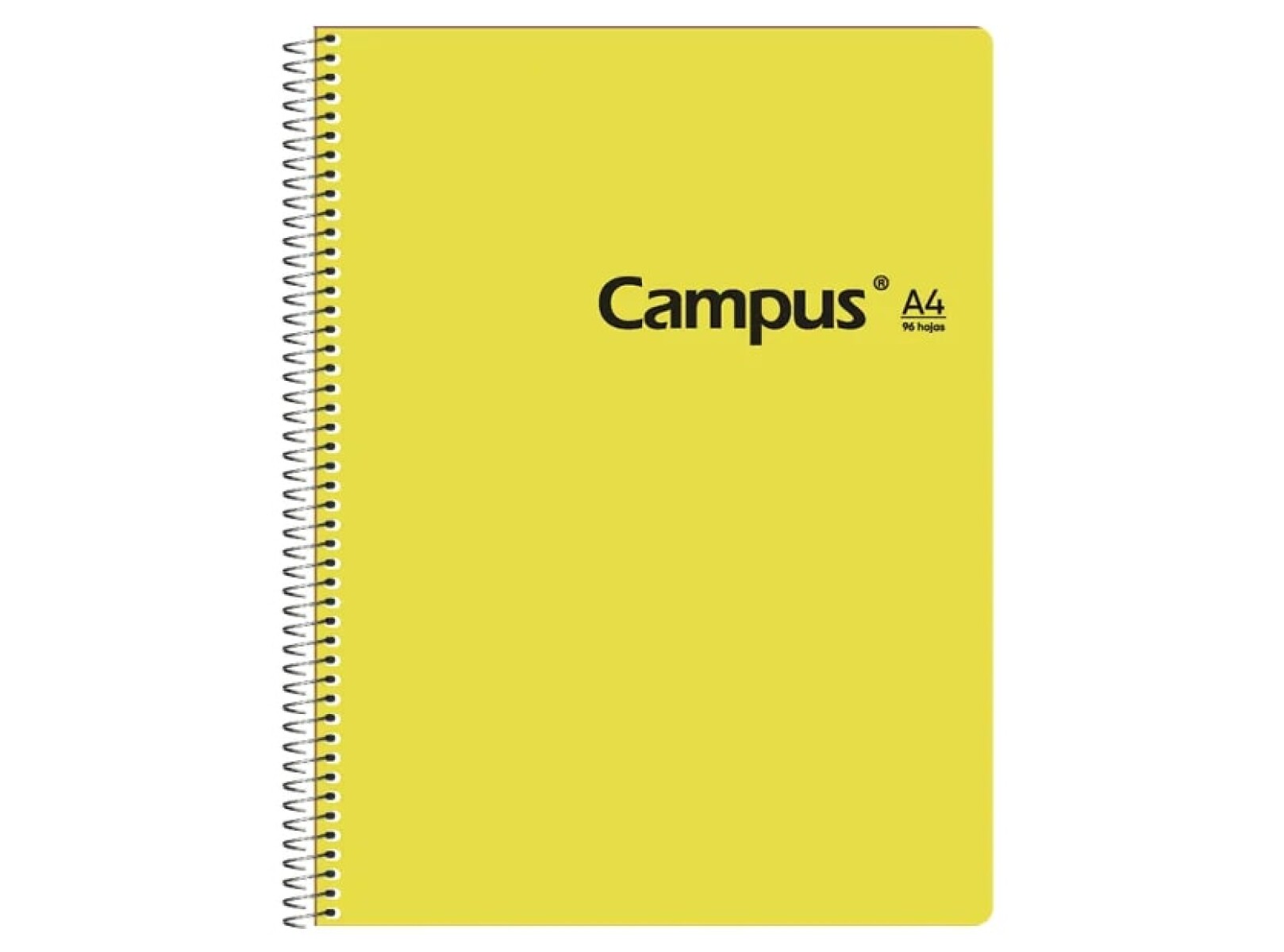 Cuadernola Campus 96 Hojas Tapa Dura Colores Pastel - Amarillo 