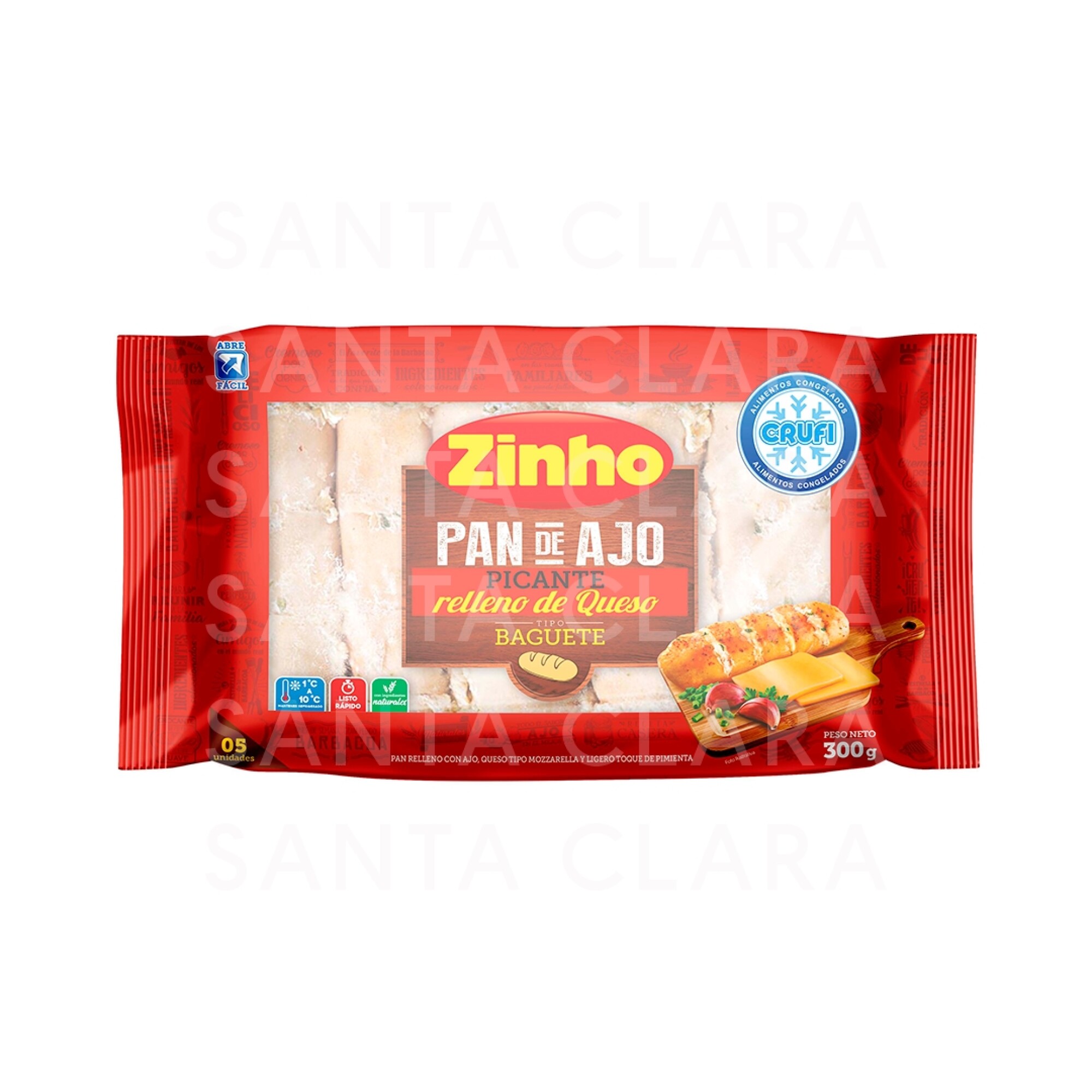 Zinho Pan de Ajo Picante - Frigorífico Santa Clara — Santa Clara