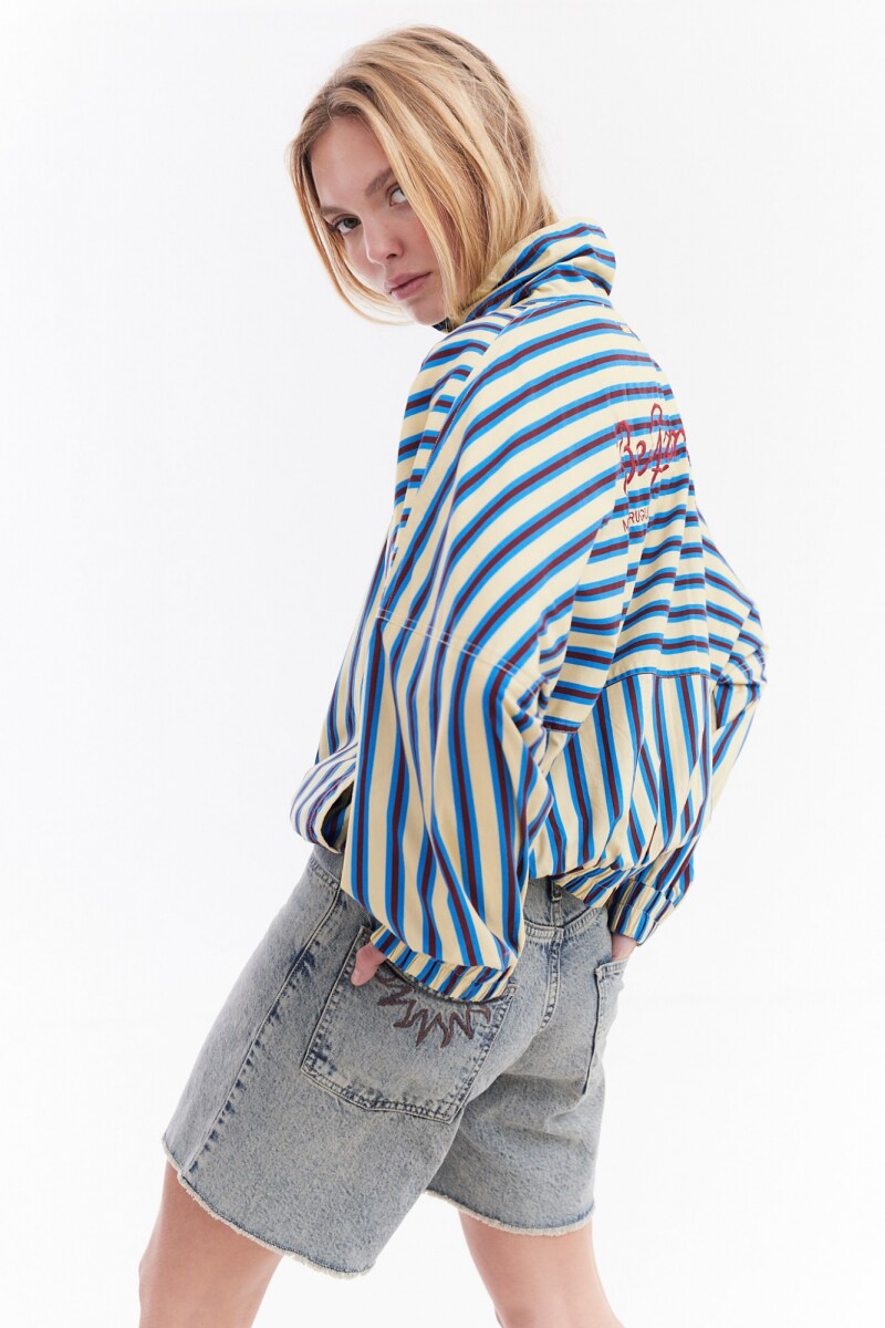 Chaqueta Magna Amarillo Rayado