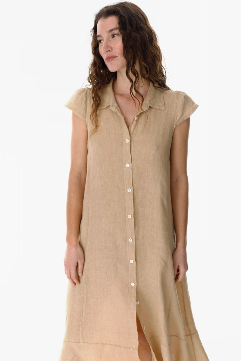 Vestido New Budha beige l