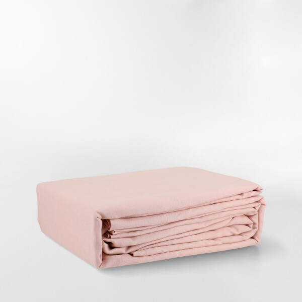 SÁBANA FRENCH FLAX LINEN ROSA - QUEEN
