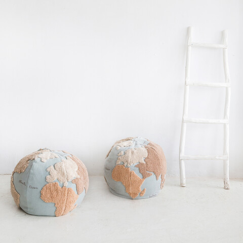 Pouf Lavable - World Map Pouf Lavable - World Map