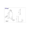 Gancho multiuso para techo o pared - Blanco Gancho Multiuso Para Techo O Pared - Blanco