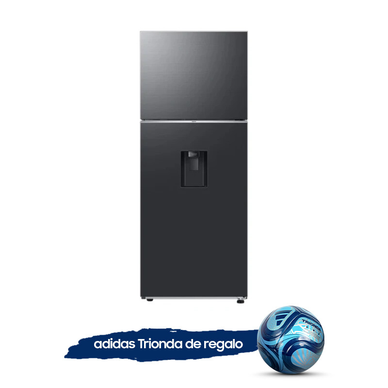 Heladera Samsung 394L No Frost Top Mount Negra con Dispensador y Fábrica de Hielo Automática RT42DG6770B1 Heladera Samsung 394L No Frost Top Mount Negra con Dispensador y Fábrica de Hielo Automática RT42DG6770B1