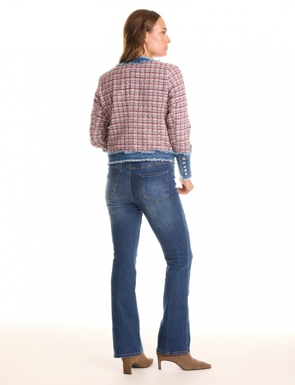 Chaqueta Tweed & Denim ROSA/MULTI