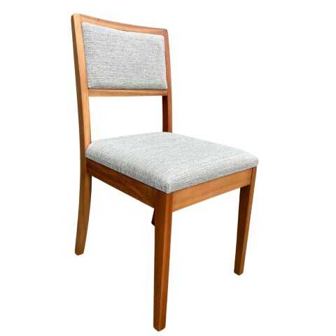 Silla Alice Tapizada Madera Comedor Diseño Moderno Calidad Blanco 1