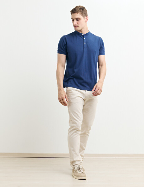520750 REMERA HARRINGTON LABEL Azul
