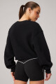 Polera The Gridtech Quarter Zip Hoodie Piped Hombre Black / Classic White