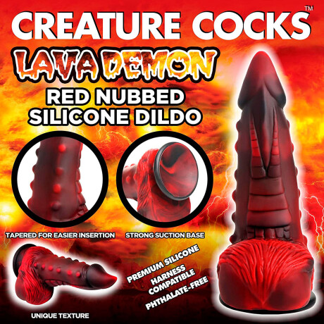 Dildo con Ventosa Lava Demon Creature Cocks Dildo con Ventosa Lava Demon Creature Cocks