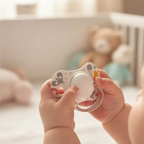 Chupete X2 Fisiológico SX Pro 0-6m Silicona Ultra Soft Blanco