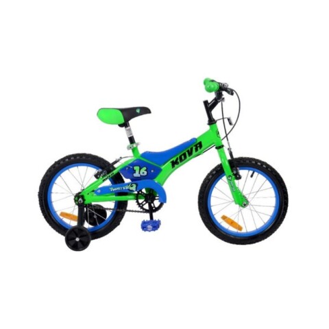 BICICLETA INFANTIL KOVA TWISTER RODADO 16 Azul/verde