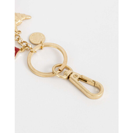 Llavero Y Charm De Café ''girly Coffee Era'' Dorado