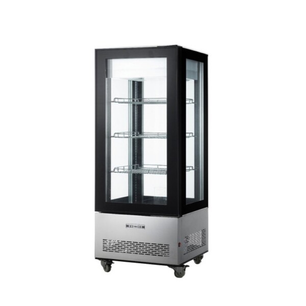 Vitrina refrigerada 4 caras vidrio 400 lts Kuma Vitrina refrigerada 4 caras vidrio 400 lts Kuma