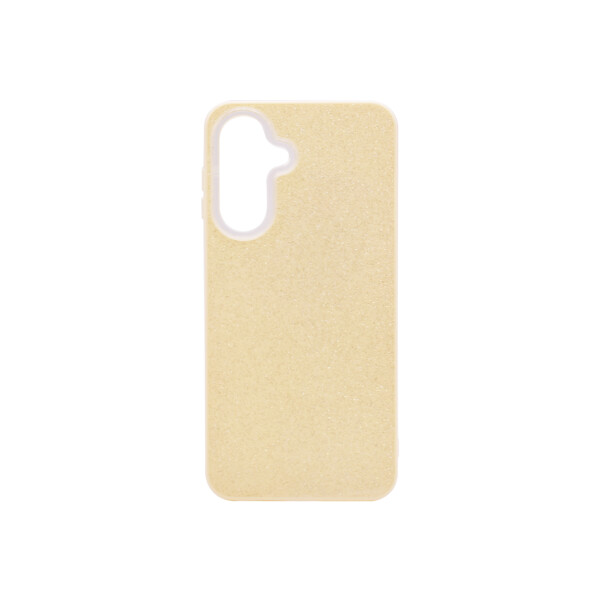 Protector para Samsung Galaxy A17 con brillos color dorado Protector Para Samsung Galaxy A17 Con Brillos Color Dorado