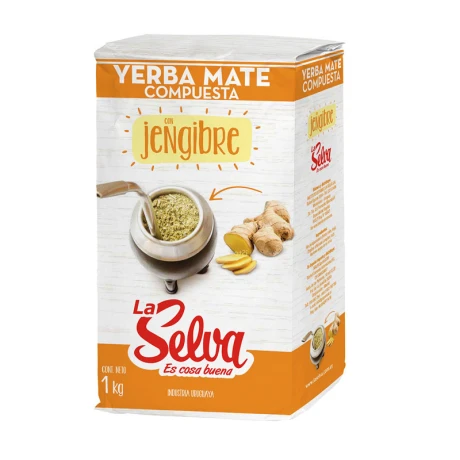 Yerba LA SELVA 1kg Jengibre