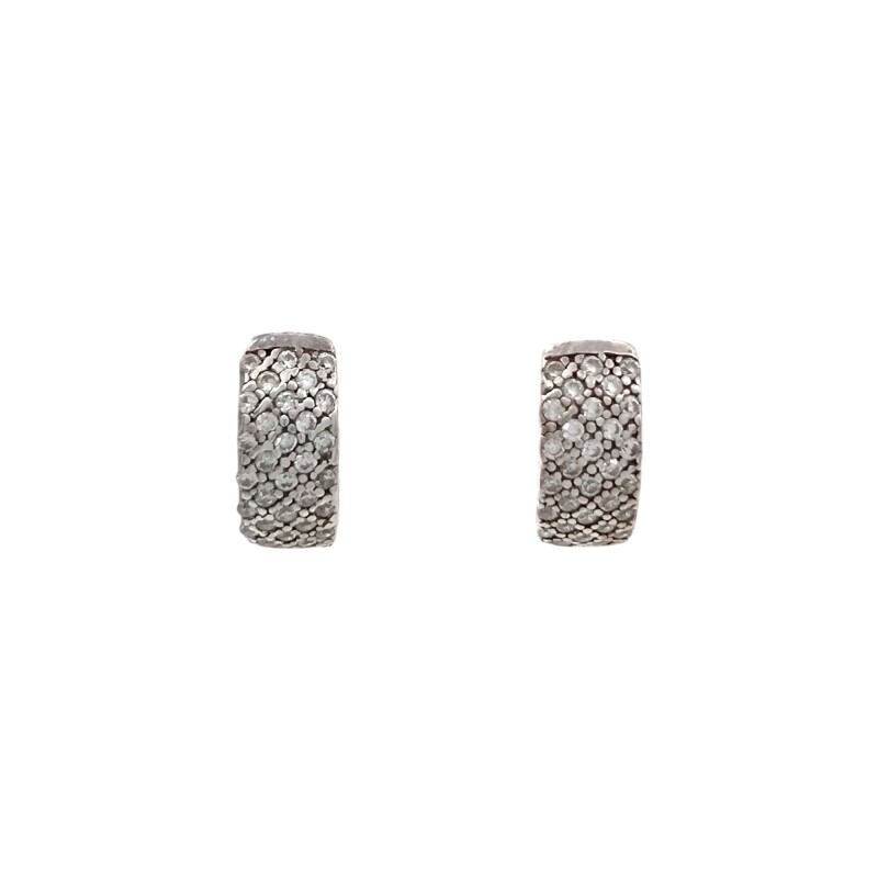 Caravanas Aro-Plata 925-Piedra zirconia-CA3021 Conpiedra