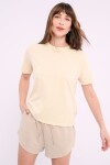 Remera básica Crudo