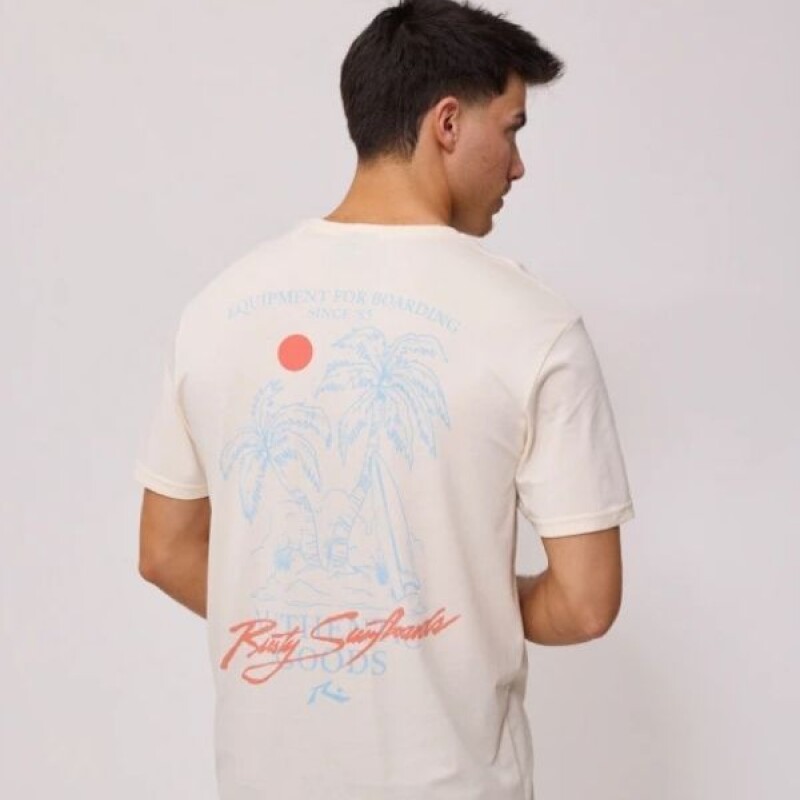Remera Hombre Rusty Crudo