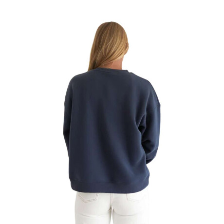 Buzo Rhythm Crew Neck Fleece Azul