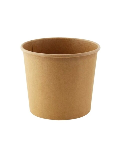 Recipiente cilíndrico de cartón kraft laminado - 50 u Recipiente cilíndrico de cartón kraft laminado - 50 u