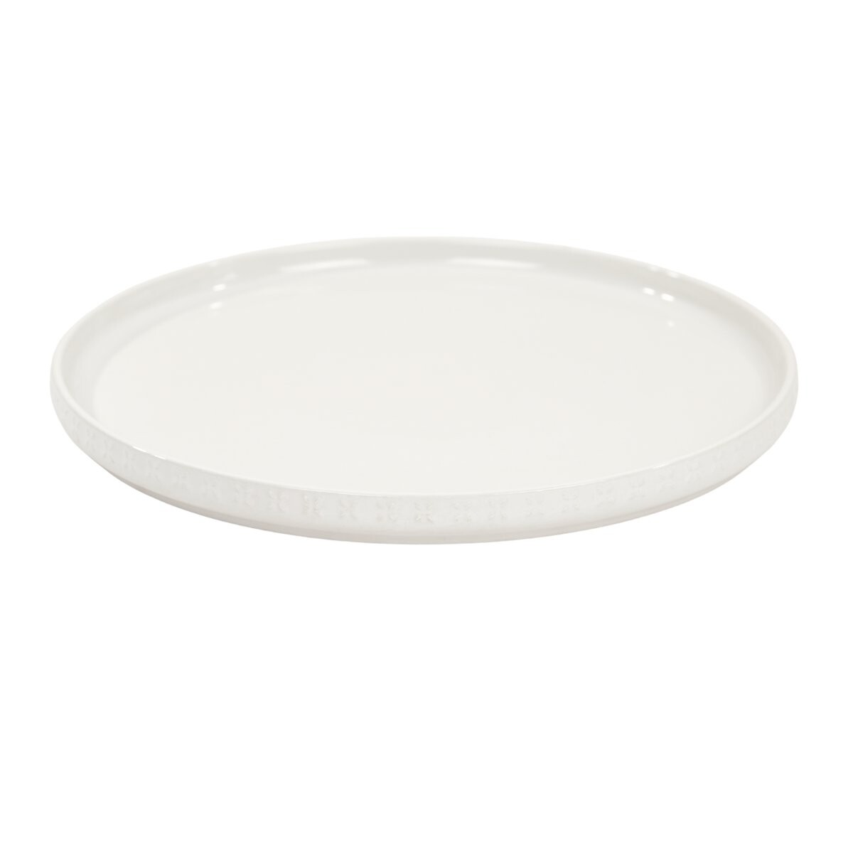 Plato llano de ceramica 