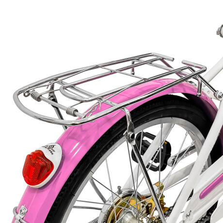 Bicicleta Plegable Paseo Rod 20 Dama Niña Accesorios Rosado